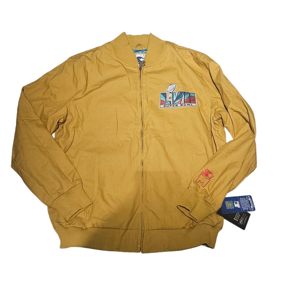 Starter NFL Super Bowl LVII 57 Arizona MSX Michael Strahan Varsity Jacket‎ Sz XL